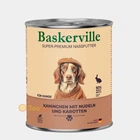 Влажный корм для собак Baskerville Кролик с вермишелью и морковью