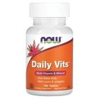 Мультивітаміни й мікроелементи NOW Foods (Daily Vits) 100 таблеток (NOW-03770)