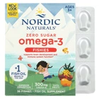 Риб'ячий жир для дітей Nordic Naturals (Nordic Omega-3 fishies) 36 цукерок із фруктовим смаком (NOR-31130)