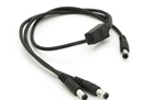 Дільник живлення DC-M - 2xDC-M (D 5,5x2,5мм) кабель довжина 40 см