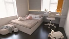 Кровать двуспальная Viant Сити СЛ-3 2000х1800 мм Белая (СЛ3-000024549)