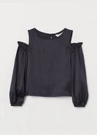 Блуза підліток дівчинка Чорний H&M 170р (0809558 )