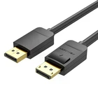 Кабель Vention DisplayPort v1.2 1m Black, 4K 60Hz, 2K 144Hz (HACBF)