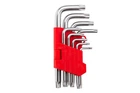 Набор Torx ключей Intertool 9 шт. с отверстием (HT-0604)
