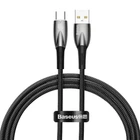 Кабель Baseus Glimmer Series Fast Charging Data Cable USB to Type-C 100W 20V 5A 1м (CADH000401) Black