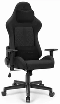 Геймерське крісло Hell's Chair HC-1006 Black тканина