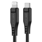 Кабель ACEFAST C3-01 Type-C to Lightning 3A 30W 1.2m TPE connectors Black (6974316280804)