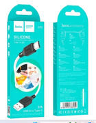 Кабель HOCO X90 Cool silicone charging data cable for Type-C 3A 1m White