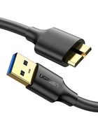 Кабель UGREEN US130 USB 3.0 A Male to Micro B Cable 0.5m Чорний (10840)