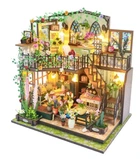 3D Румбокс DIY Darcy Flower House Будинок у квітах + Пилозахисний купол M2322Z