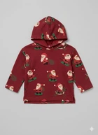 Худі на флісі H&M 98/104 Червоний 1076608_дед.морозы
