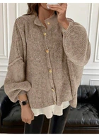Кардиган SHEIN M Бежевый sz2409057942727600