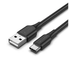 Дата кабель USB 2.0 AM to USB-C 2.0m 3A black Vention (CTHBH) (355899)