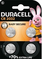 Літієва батарейка Duracell Specialty 2032 типу таблетка 3 В 4 шт DL2032 / CR2032