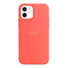 Чехол Silicone Case with MagSafe для iPhone 12/12 Pro Pink Citrus