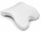 Ортопедическая изогнутая подушка BauTech Memory Foam Pillow под шею с эффектом памяти Белый
