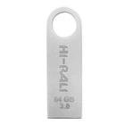 USB флеш-накопичувач Hi-Rali Shuttle 64gb Сталевий