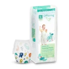 Детские подгузники-трусики Offspring ABC Dance, размер L (9-14 кг), 36 шт Детские одноразовые подгузники с мгновенным поглощением и эластичным поясом Памперсы трусиками пантс для детей