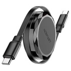 Кабель ACEFAST C13-03 USB-C to USB-C dual retraction charging data cable чорний