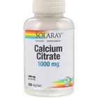 Мінерал Цитрат кальцію Solaray (Calcium Citrate) 1000 мг 120 капсул SOR04585