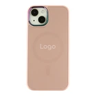 Чохол AG-Glass Chrome Camera with Magsafe для iPhone 14 Pink Sand
