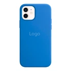 Чохол Silicone Case with MagSafe для iPhone 12/12 Pro Capri Blue