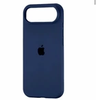 Чехол для iPhone 17 Air силиконовый Soft-touch Silicone Case Full Size (AA) Deep Navy