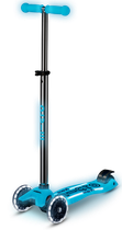 Детский самокат Micro Maxi Deluxe Glow LED Синий хрусталь (mx117)