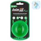 Іграшка AnimAll АnimАll Fun м'яч чортик з пищалкою для собак, 75 мм, зелений (182679)