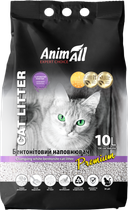 Наполнитель для кошачьего туалета AnimAll Бентонитовый комкующий с ароматом лаванды 8.6 кг (10 л) Белый (4820224500577)