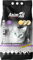 Наполнитель для кошачьего туалета AnimAll Бентонитовый комкующий с ароматом лаванды 4.2 кг (5 л) Белый (4820224500560)