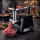 М’ясорубка Maestro MR-855 2000 Вт з реверсом і металевим лотком потужна електрична