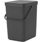 Ведро мусорное Brabantia Sort&Go 25 л серый 129940 (00800895)