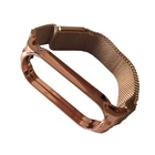 Ремінець для Xiaomi Mi Band 3/4/5/6 Milanese Loop Beige gold