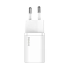 Сітчастий зарядний пристрій Baseus Super Si Quick Charger 1C 20W EU білий CCSUP-B02