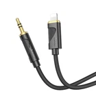 Cable AUX 3.5mm to Lightning (1 м) — Hoco UPA30 IP — Black (785072)