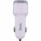 Авто зарядное устройство Hoco Z23 2USB Micro 2.4A 12-24V белый с кабелем Micro-USB