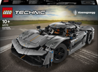 Конструктор LEGO Technic Сірий гіперкар Koenigsegg Jesko Absolut 801 деталь (42173)