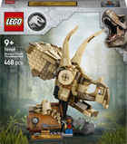 Конструктор LEGO Jurassic World Скелеты динозавров: череп трицератопса 468 элементов (76969)