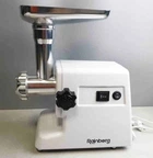 М'ясорубка RAINBERG RB-671 2200W з реверсом, продуктивність 2 кг/хв, насадка кеббе, ножі з нержавіючої сталі, електрична шнекова м'ясорубка для дому