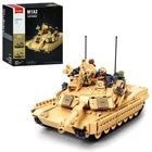 Конструктор военная серия, танк, 1:35, фигурки, 988 дет., M38-B1365