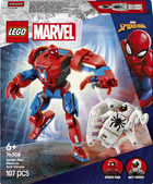 Конструктор LEGO Super Heroes Marvel Робот Людини Павука проти Анти-Венома 107 елементів (76308)