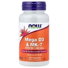 Витамины и минералы Now Foods Mega D-3 & MK-7 120 капсул