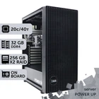 Сервер TOWER PowerUp #122 Xeon E5 2673 v4/32 GB/SSD 256GB х2 сборка для бухгалтерии документооборота хранения данных работы с 1С