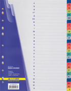 Розділювачі А4, А-Я укр. BUROMAX 3214 (120) /BM.3214/