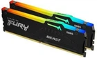 Пам'ять для настільних комп'ютерів Kingston FURY 128 GB (2x64GB) DDR5 5600 MHz Beast Black RGB EXPO