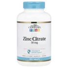 Цитрат цинку 21st Century (Zinc Citrate) 50 мг 360 таблеток (CEN-28032)