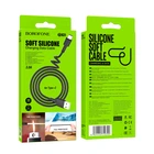 Кабель USB Borofone BX31 Silicone USB - Type C 3A Max для USB-C устройств, 1м, силиконовая оплетка Black