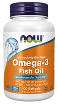 NOW Foods Omega-3 1000 мг - 100 кап софт