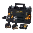 Набір електроіструментів DeWALT McLaren F1, 18V XR Li-lon, 2шт. кейс, 2 АКБ, ЗП (DCK200MM2T) DeWALT DCK200MM2T 989626